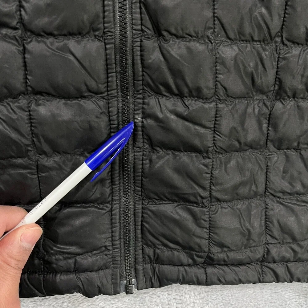 The North Face‎ ThermoBall Puffer Jacket Mens XXL Black Lightweight Quilted